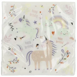 Folat BV Servetten Unicorns & Rainbows, 20st.