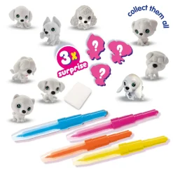 SES Blow Airbrush Pens - Puppy's Surprise, 3st. Hot