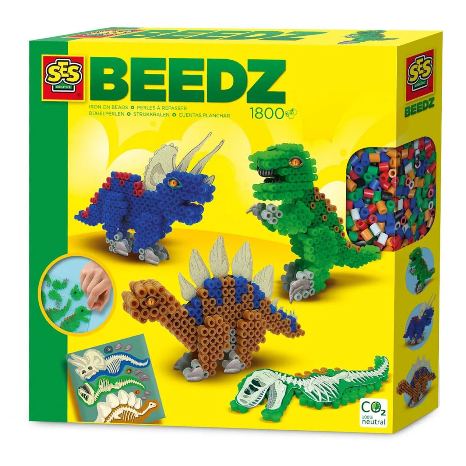 Creative Beedz Strijkkralen - Dino's>SES Outlet