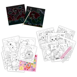 Doe Kleurboek Glitter 3 in 1-SES Online