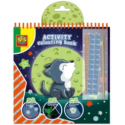 Doe Kleurboek Glow in The Dark 3in1>SES Clearance