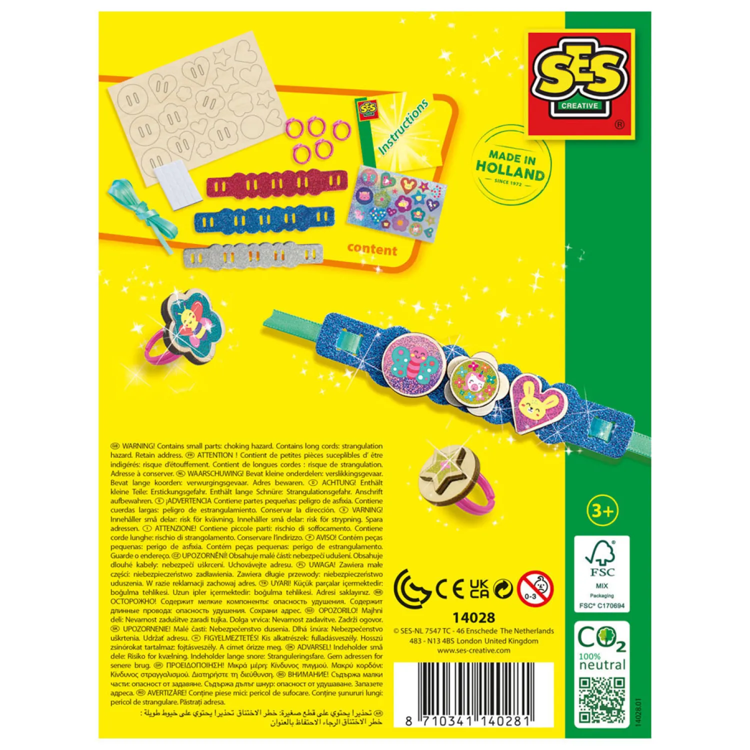 Easy Glitter Ringen en Armbanden>SES Hot