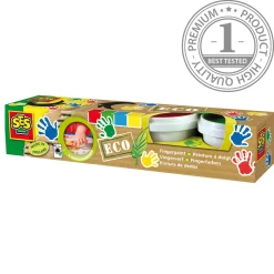 SES ECO Vingerverf, 4 Kleuren