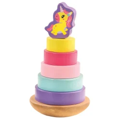 Houten Stapeltoren Eenhoorn>SES