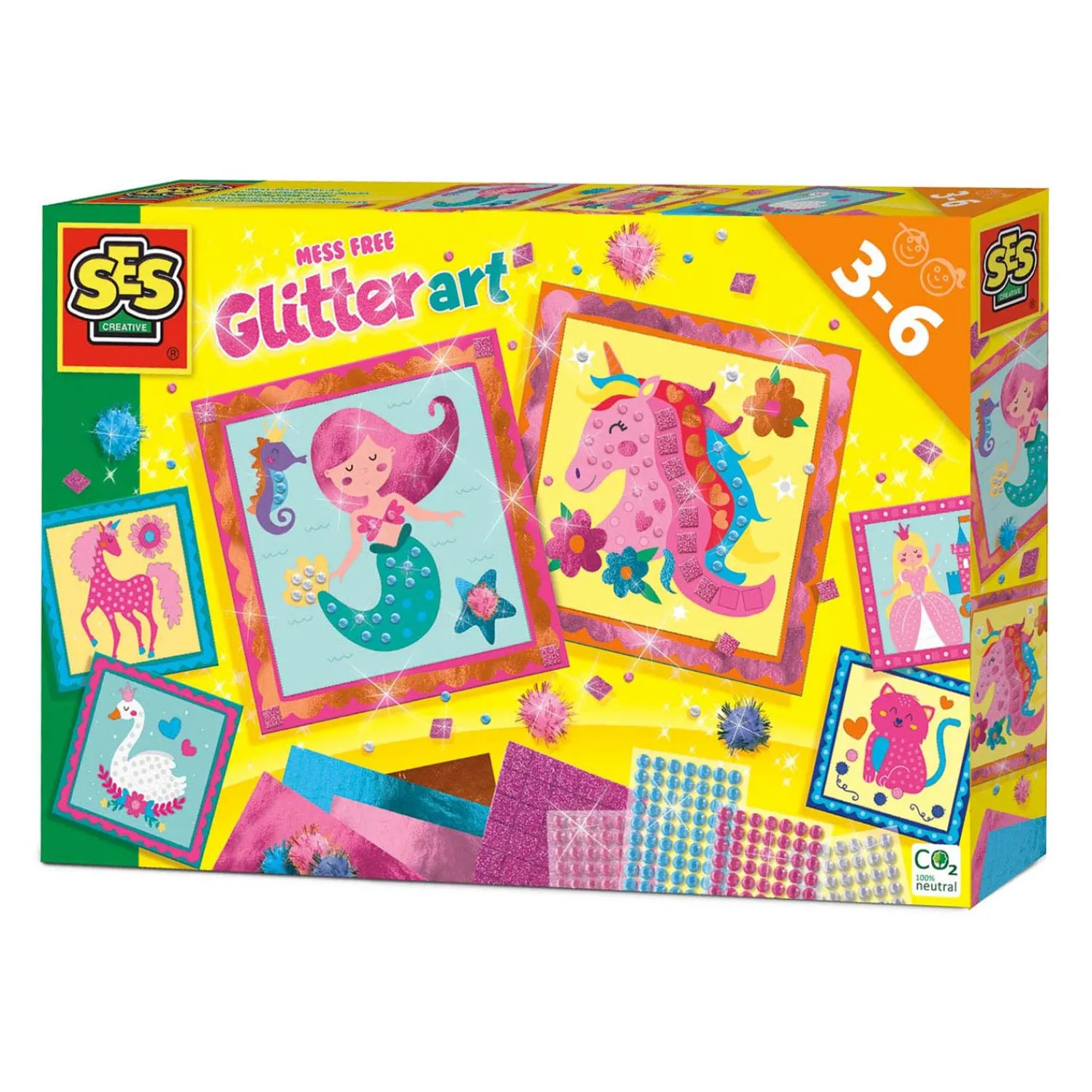 Knoeivrije Glitter Kunst-SES Outlet