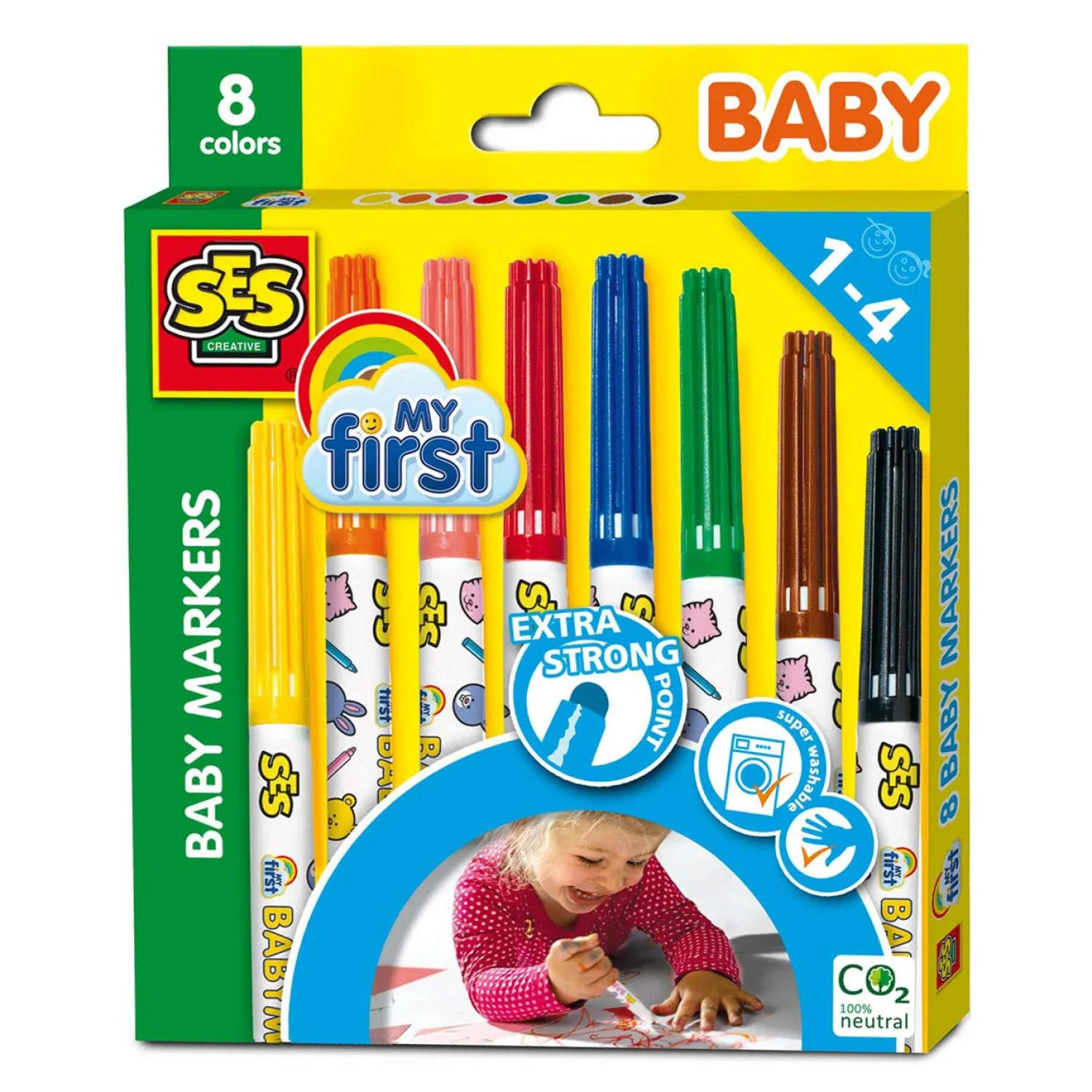 SES My first Baby Markers, 8st. Clearance