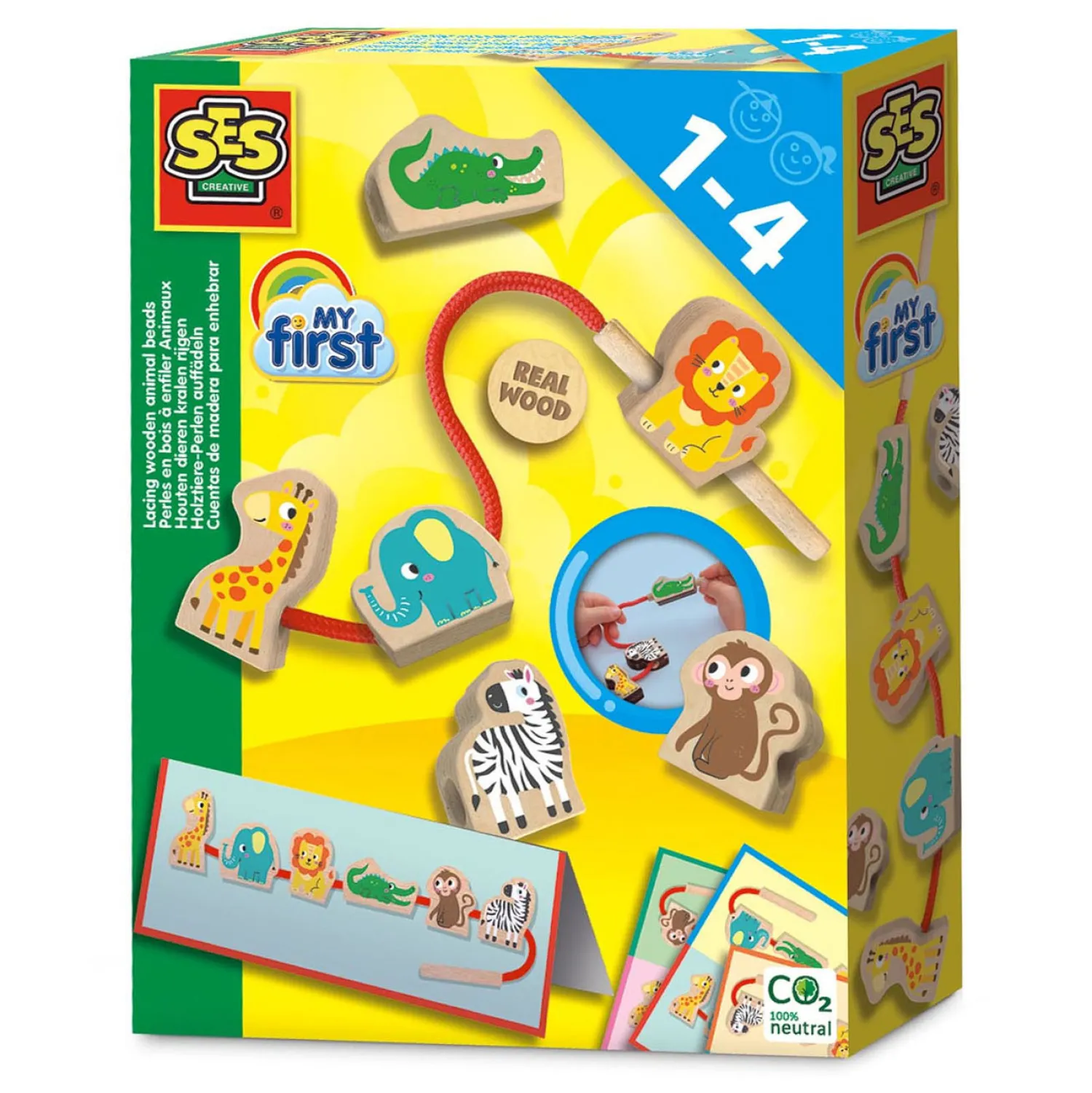 My First Houten Kralen Rijgen - Dieren>SES Clearance