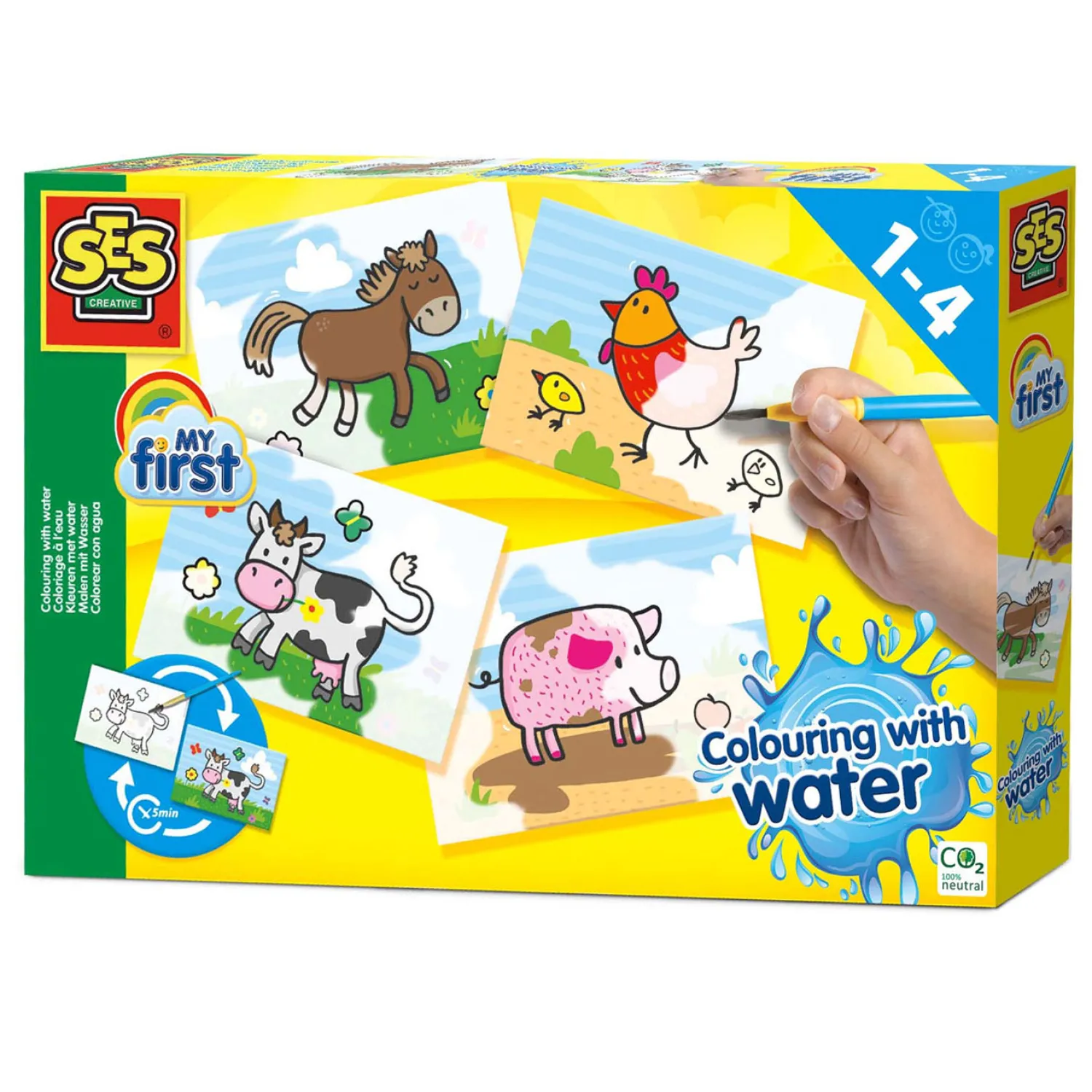 SES My First Kleuren met Water - Boerderij Dieren Clearance