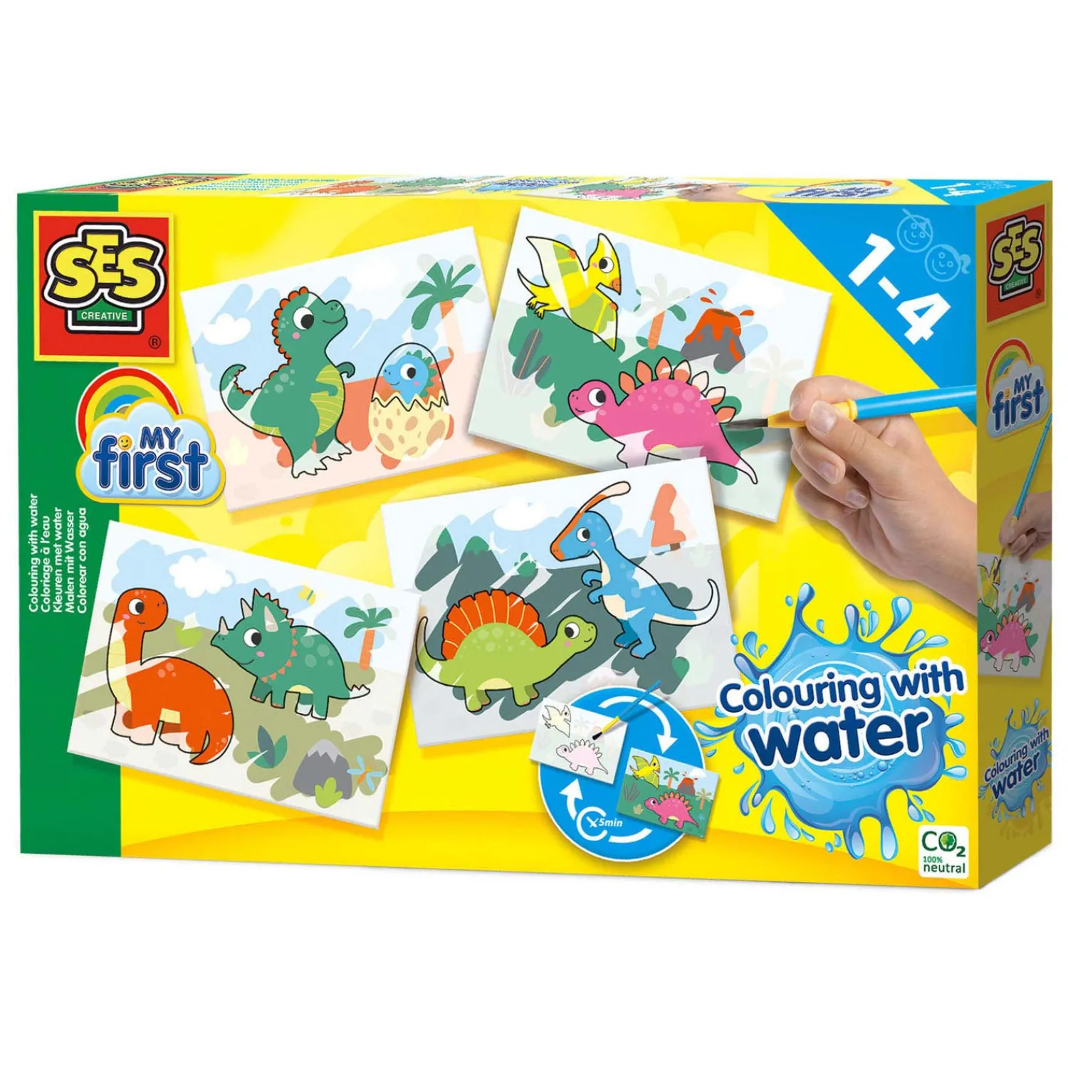 My First Kleuren met Water - Dino's-SES