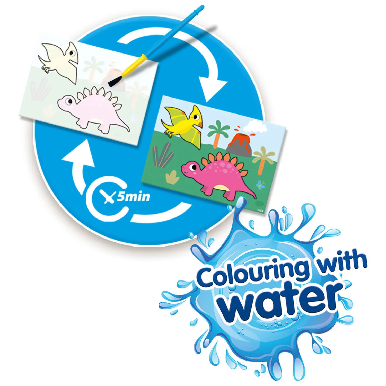 My First Kleuren met Water - Dino's-SES