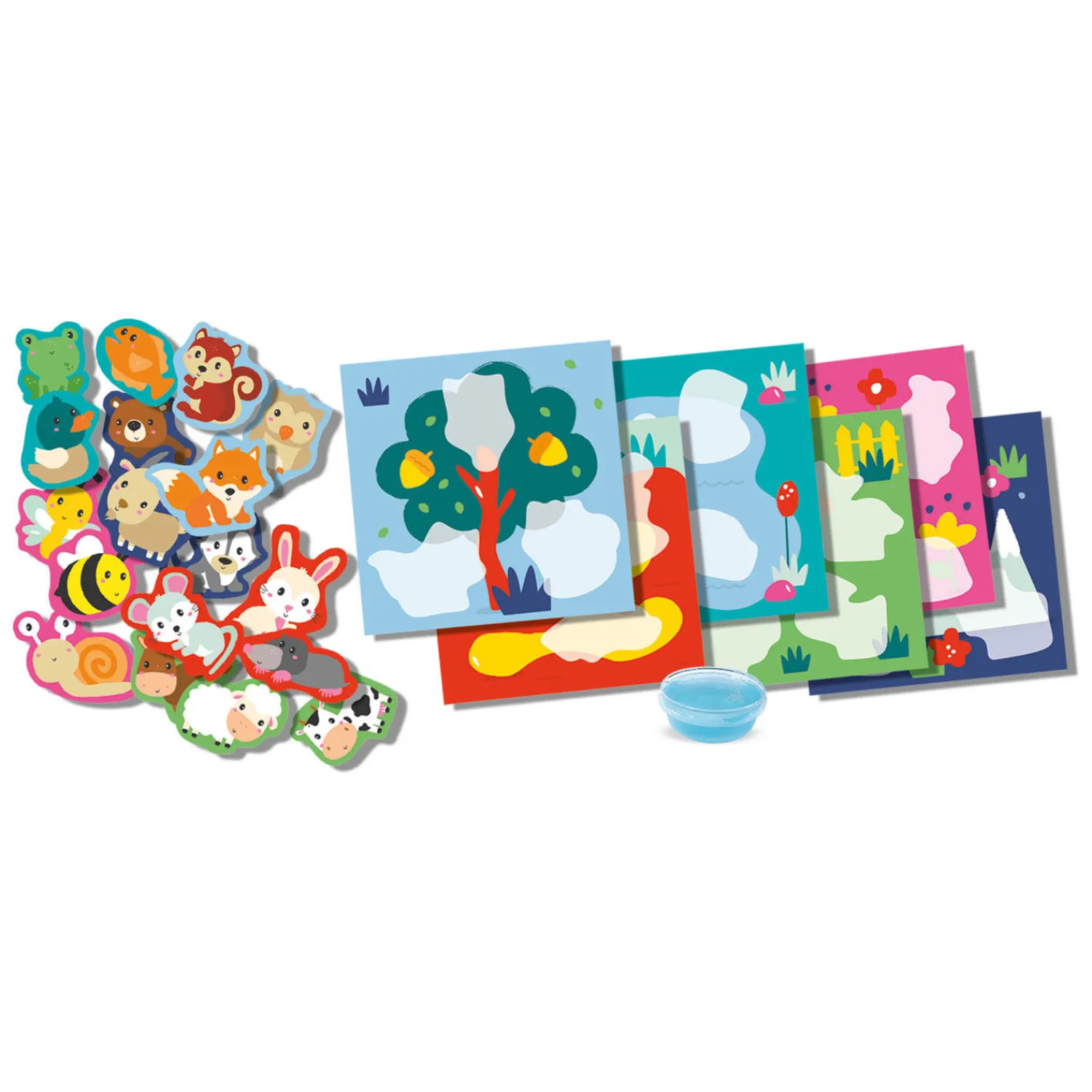 My First My First - Waar Woon Ik? Dieren Plakken-SES Hot