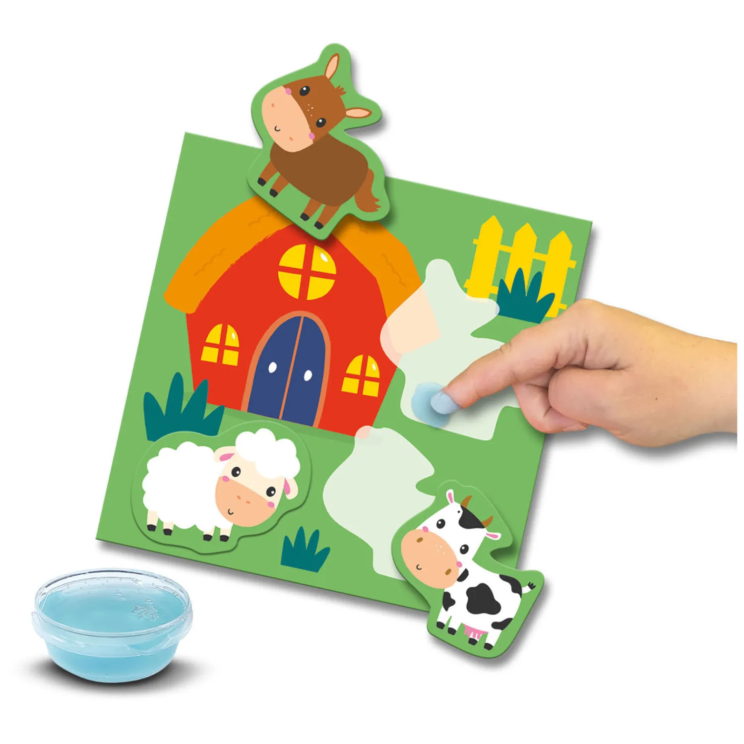 My First My First - Waar Woon Ik? Dieren Plakken-SES Hot