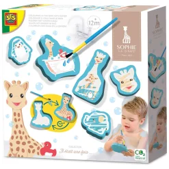 Sophie La Girafe Kleuren met Water in Bad-SES Hot