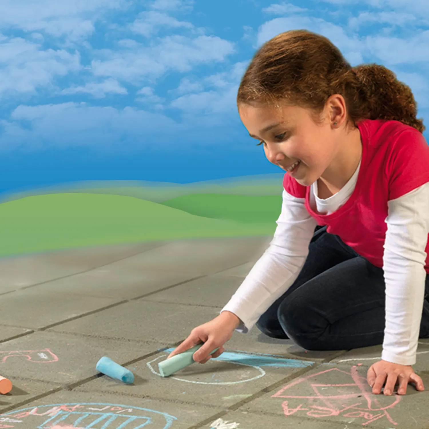 Stoepkrijt, 6st.-SES Discount