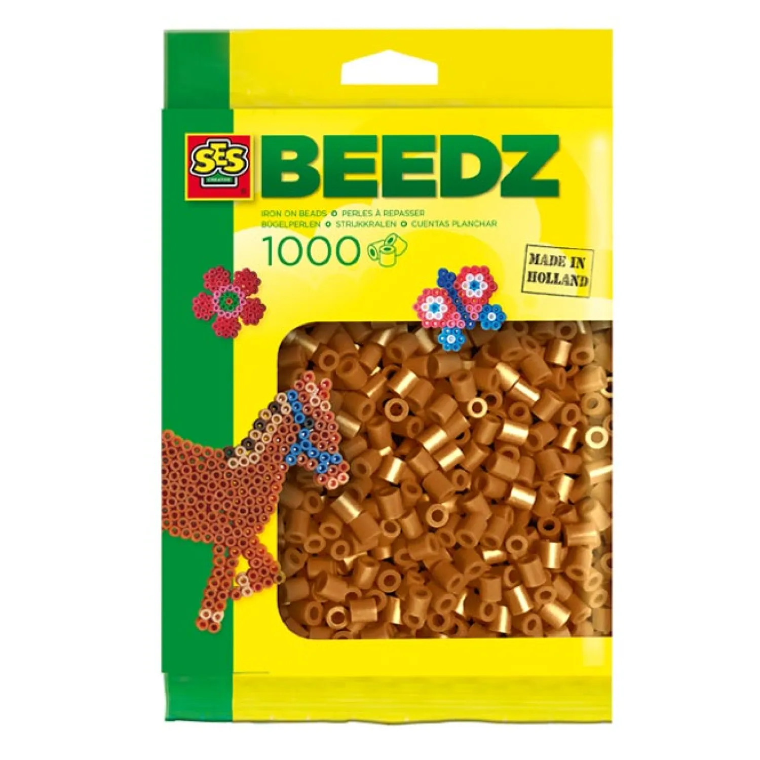 Strijkkralen - Bruin, 1000st.>SES Outlet