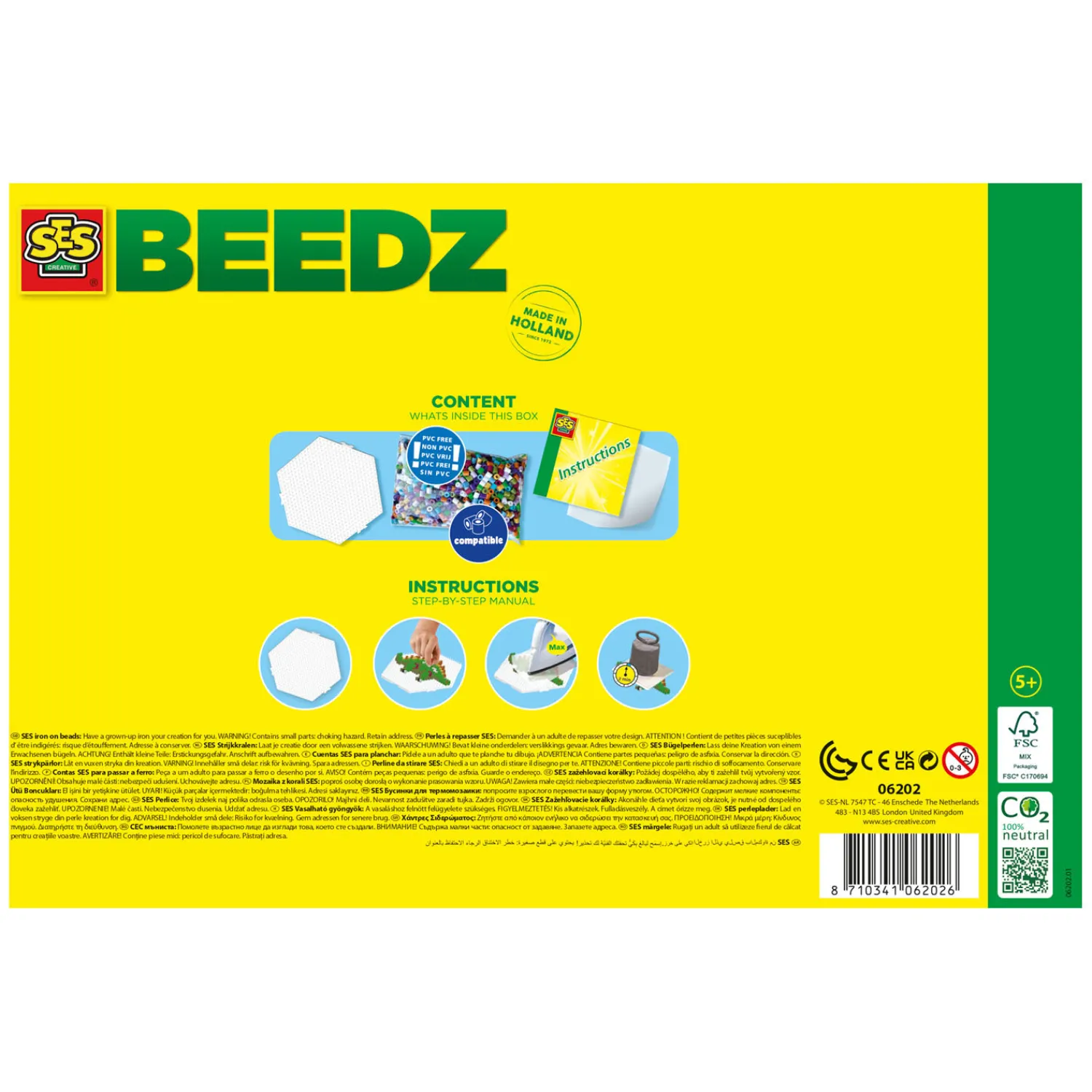 Strijkkralen - Dino Wereld>SES