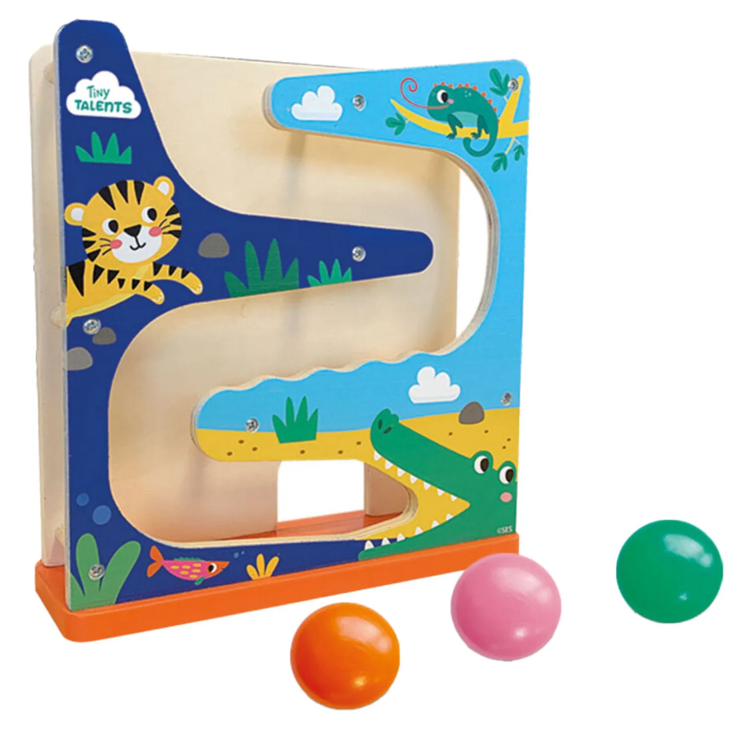 Tiny Talents Houten Ballenbaan Krokodil>SES Clearance