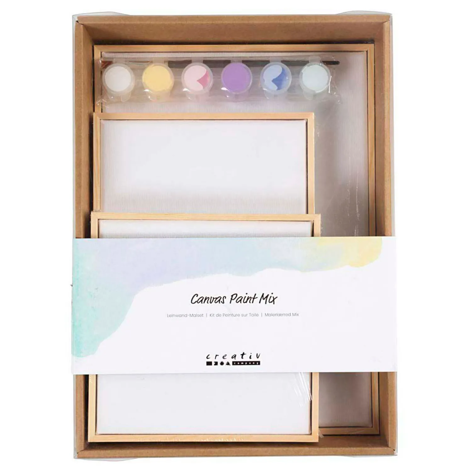 Creativ Company Set Gespannen Canvast met Verf en Kwast Online