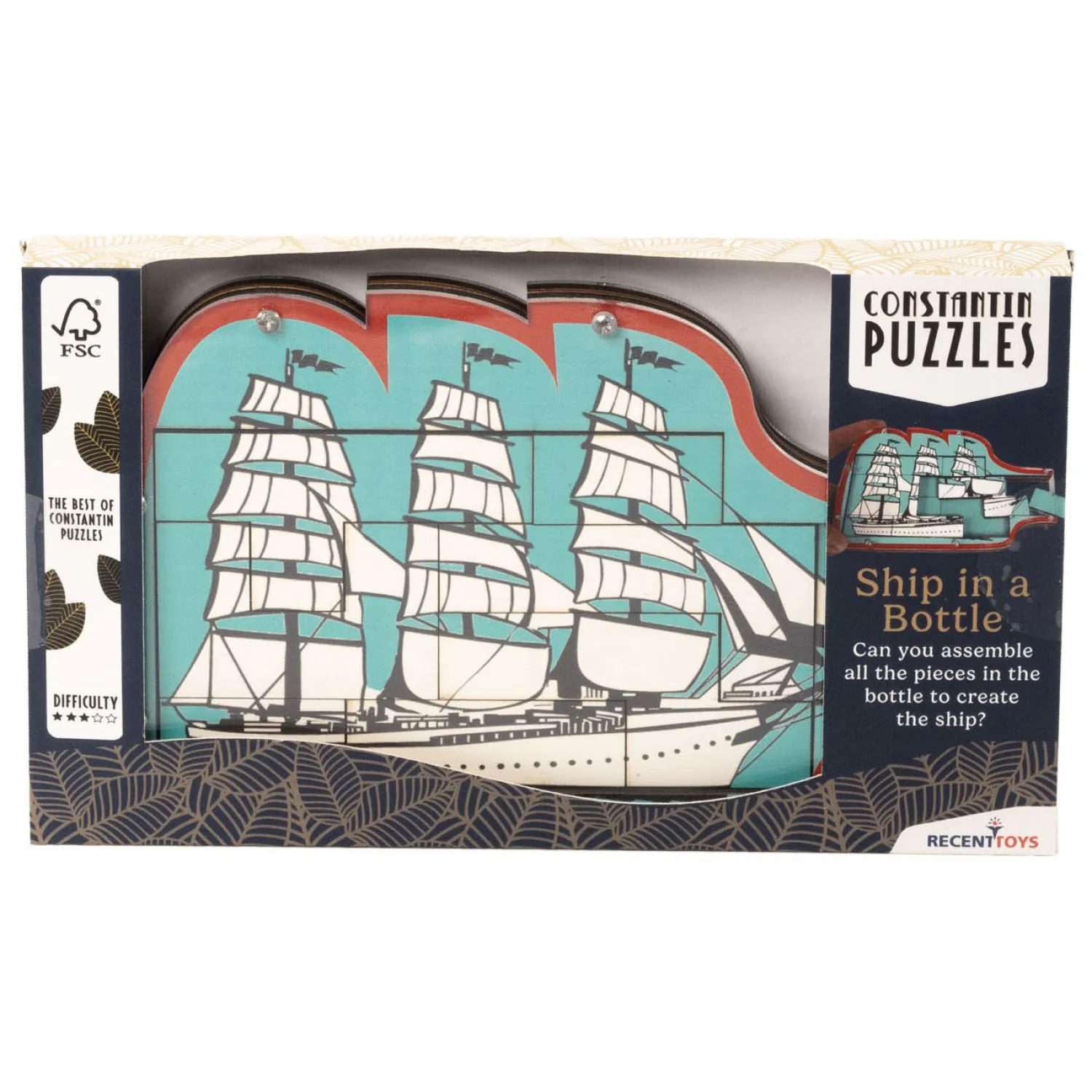 Ship in a Bottle Breinpuzzel-Recent Toys Outlet