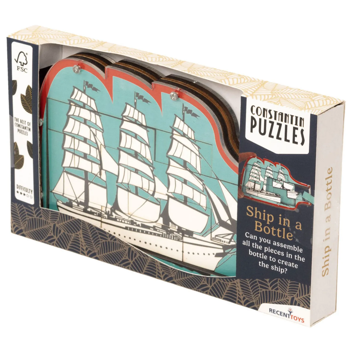 Ship in a Bottle Breinpuzzel-Recent Toys Outlet