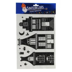 Silhouette Raamstickers Sinterklaas>Wins Holland Discount