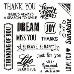 Silicone Stempels Engelse Tekst. 1 Vel><noscript><img width=