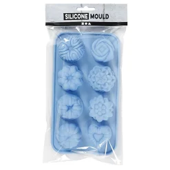 Siliconen Gietmal Cakejes Blauw-Creativ Company