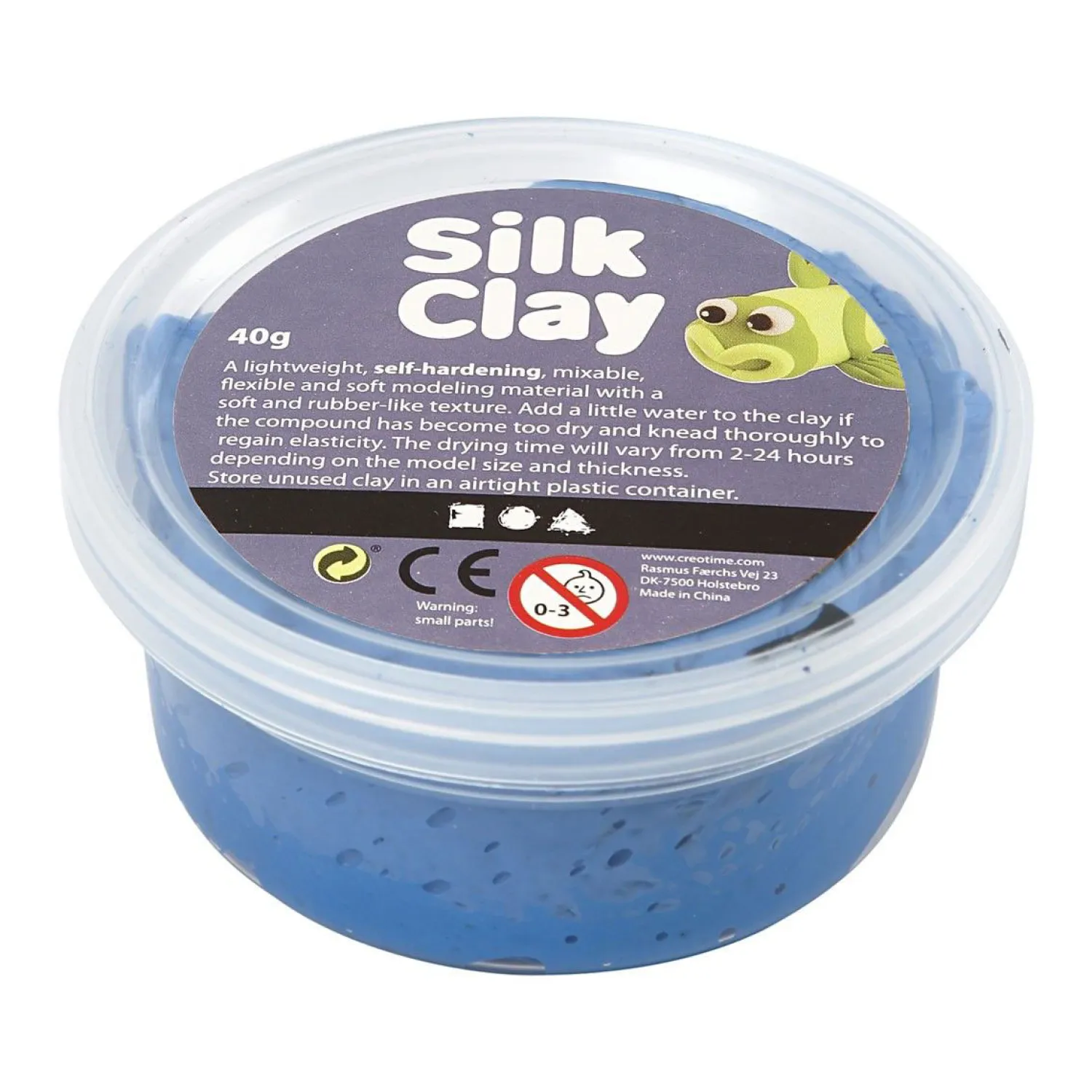 - Blauw, 40gr.>Silk Clay Hot