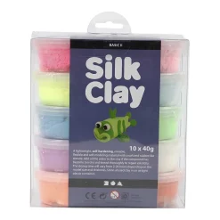 - Felle Kleuren, 10x40gr>Silk Clay Discount