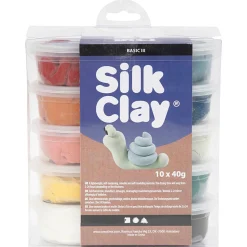 Silk Clay, Pastelkleuren, 10dlg.><noscript><img width=