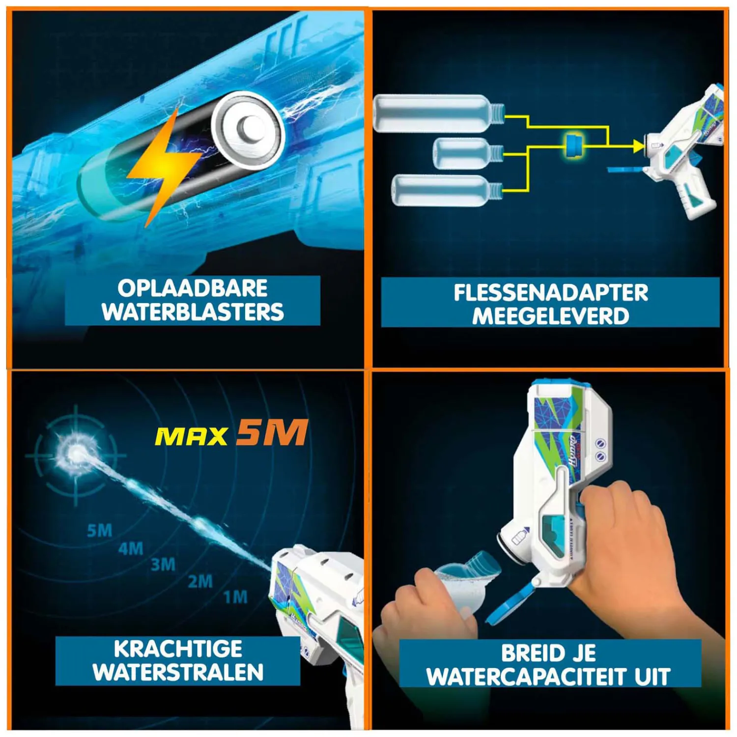 Hydro Mad - Mini Waterpistolen 2-pack>Silverlit Online