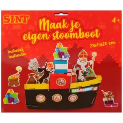 Grafix Sinterklaas Knutselset - Maak je eigen Stoomboot Best