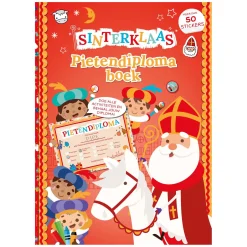 Sinterklaas Pietendiplomaboek met Stickers-Rebo Publishers Discount