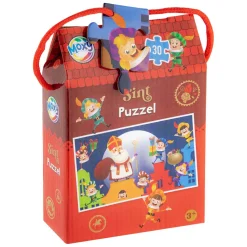 Sinterklaas Puzzel in Doosje - 30st.- New