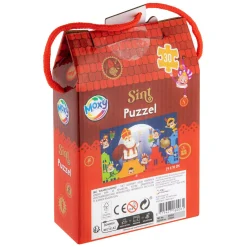 Sinterklaas Puzzel in Doosje - 30st.- New