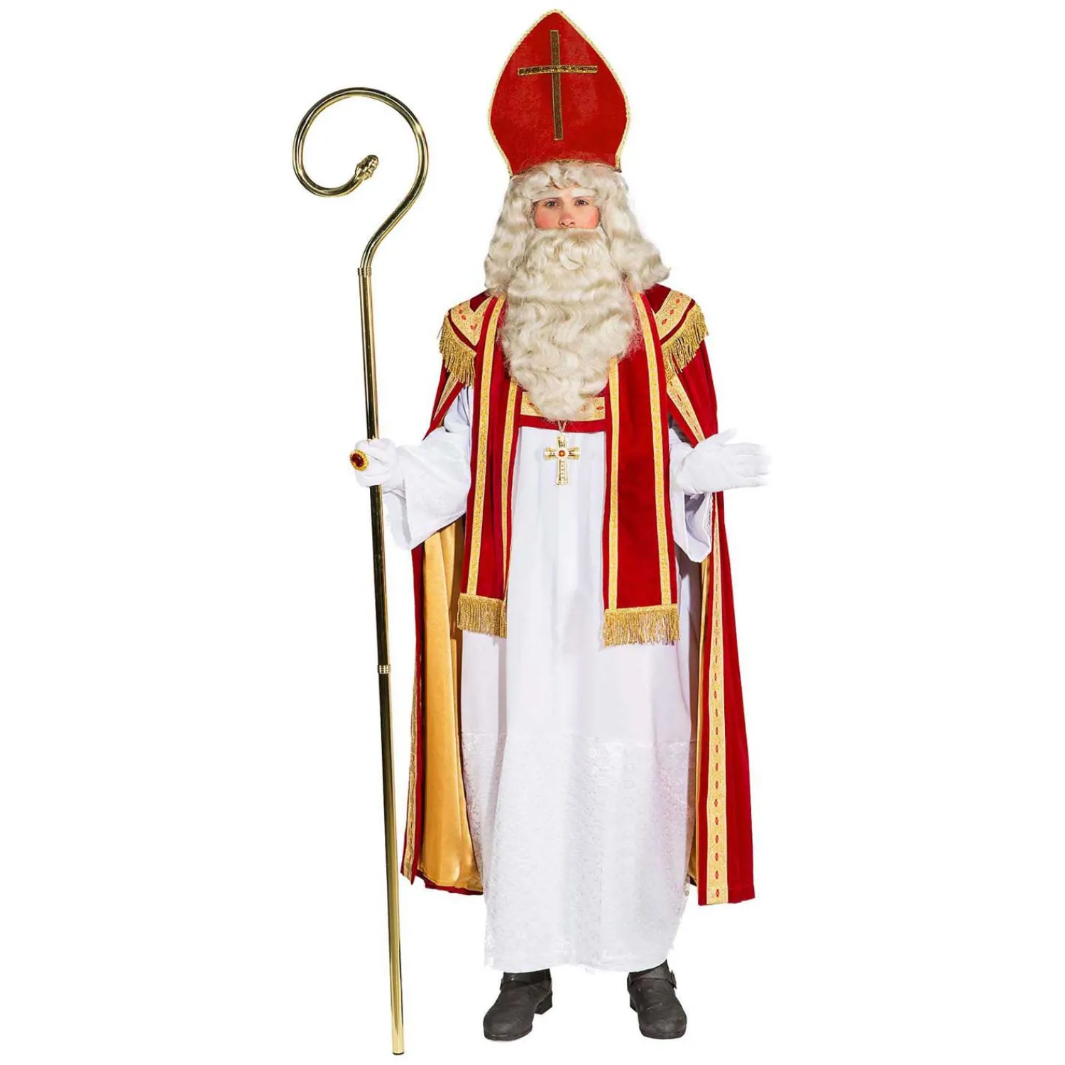 Haza Witbaard Sinterklaasstaf Luxe - 190cm Clearance