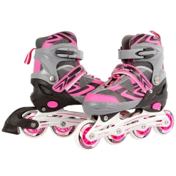 Skeelers Roze/Grijs, maat 33-36- Discount