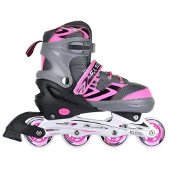 Skeelers Roze/Grijs, maat 33-36- Discount