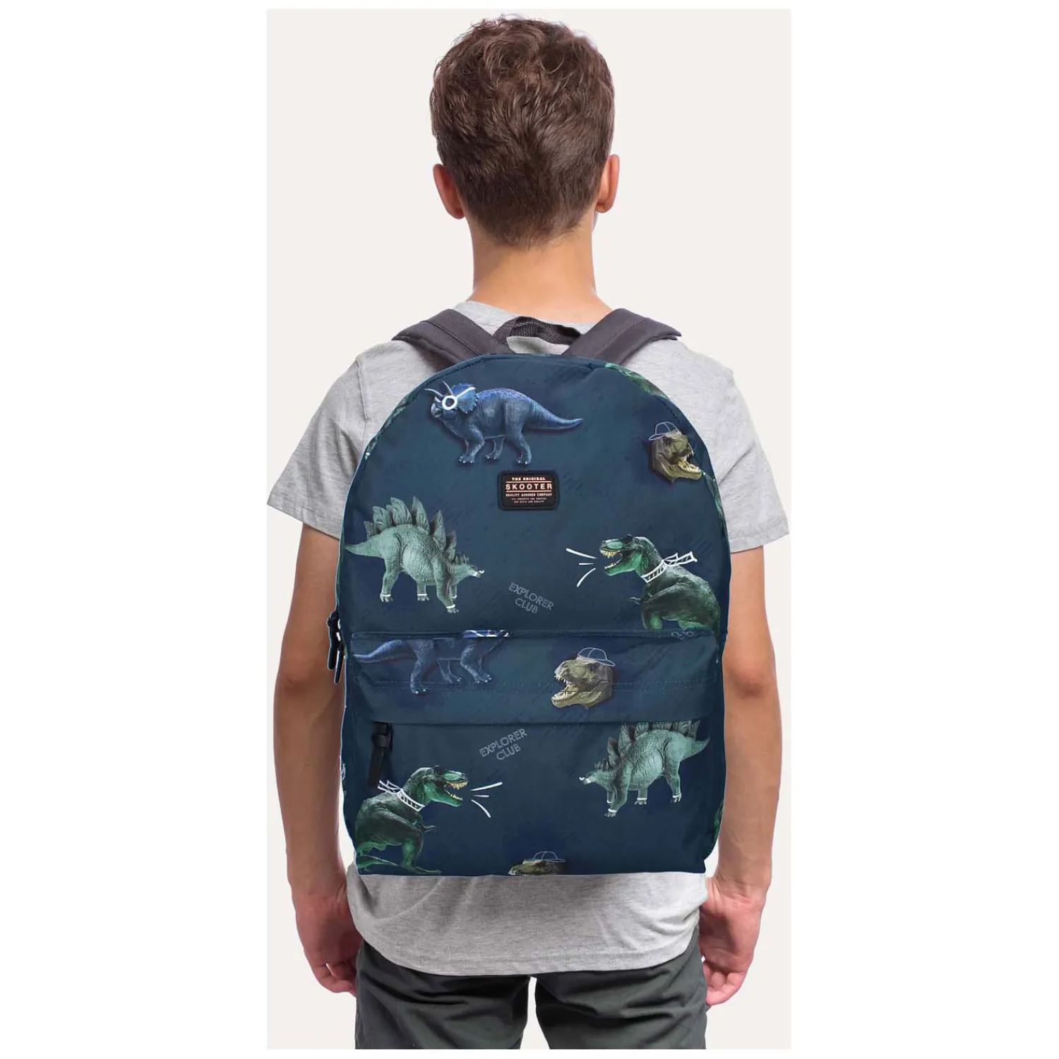 Skooter Rugzak Explorer Club Dino-Vadobag Hot