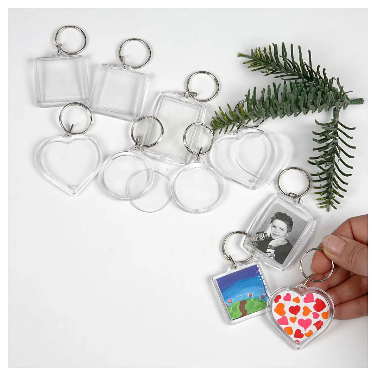 Sleutelhanger 4-5 mm, 100st.-Creativ Company Sale