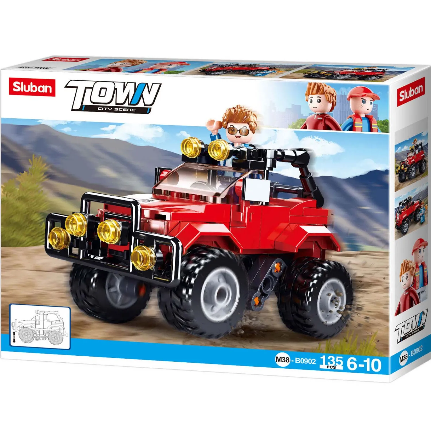 Sluban Rode Offroader - 135dlg.