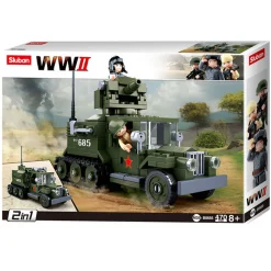 WWII - GAZ Geallieerde Half-Track 2in1 - 470dlg.>Sluban Discount