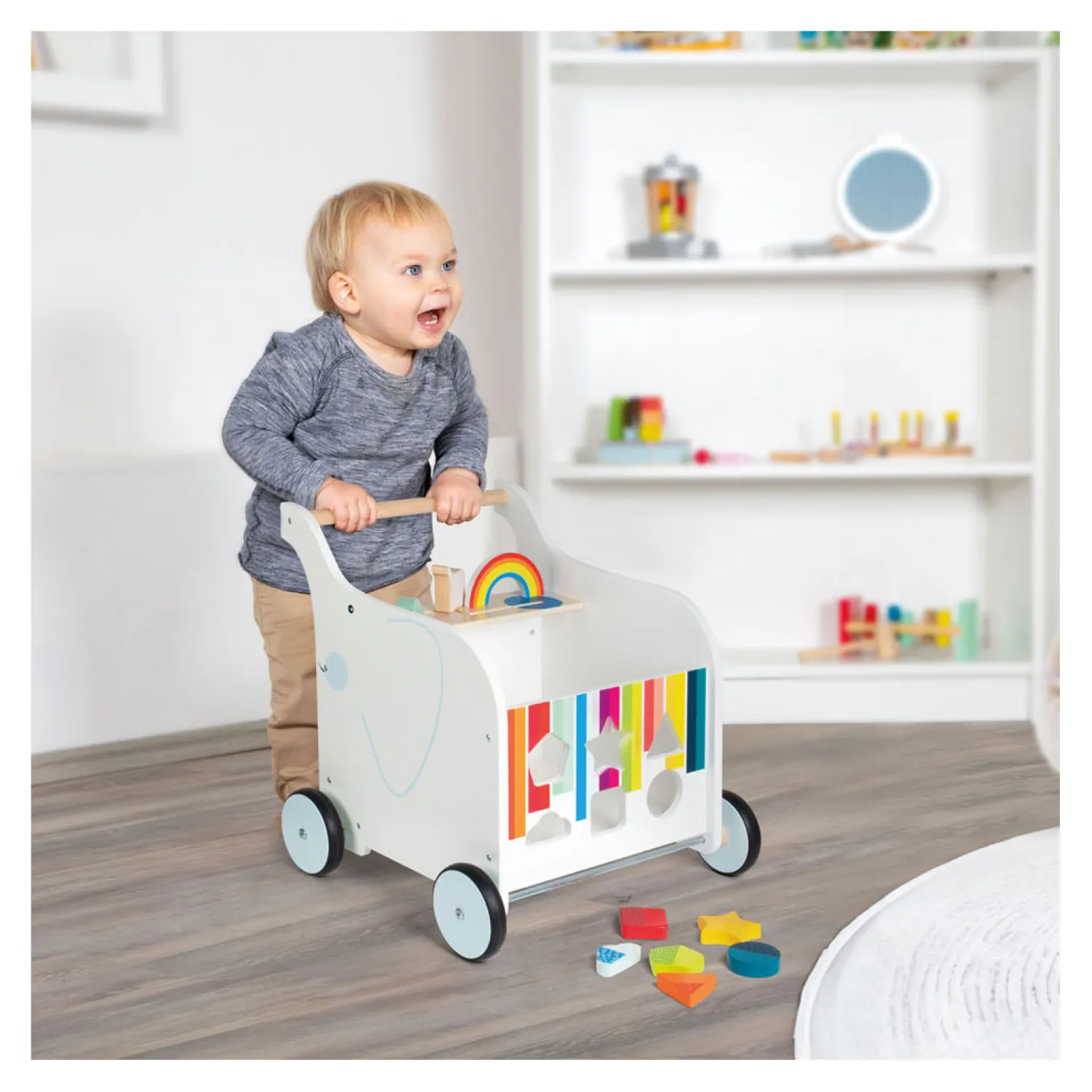 - Baby Walker Speelgoedkist Olifant>Small Foot New