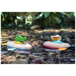 - Badspeelgoed Houten Kano Pelikaan Opwindbaar><noscript><img width=