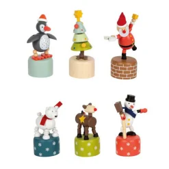 Small Foot - Display Kerst- en Winterdansfiguren, 12st. New