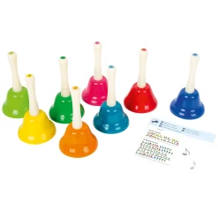 Small Foot - Gekleurde Handbellen, Set van 8