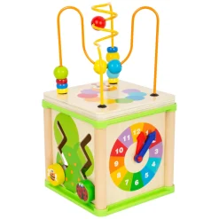 - Houten Activiteiten Motoriek Spiraal 5in1>Small Foot Clearance