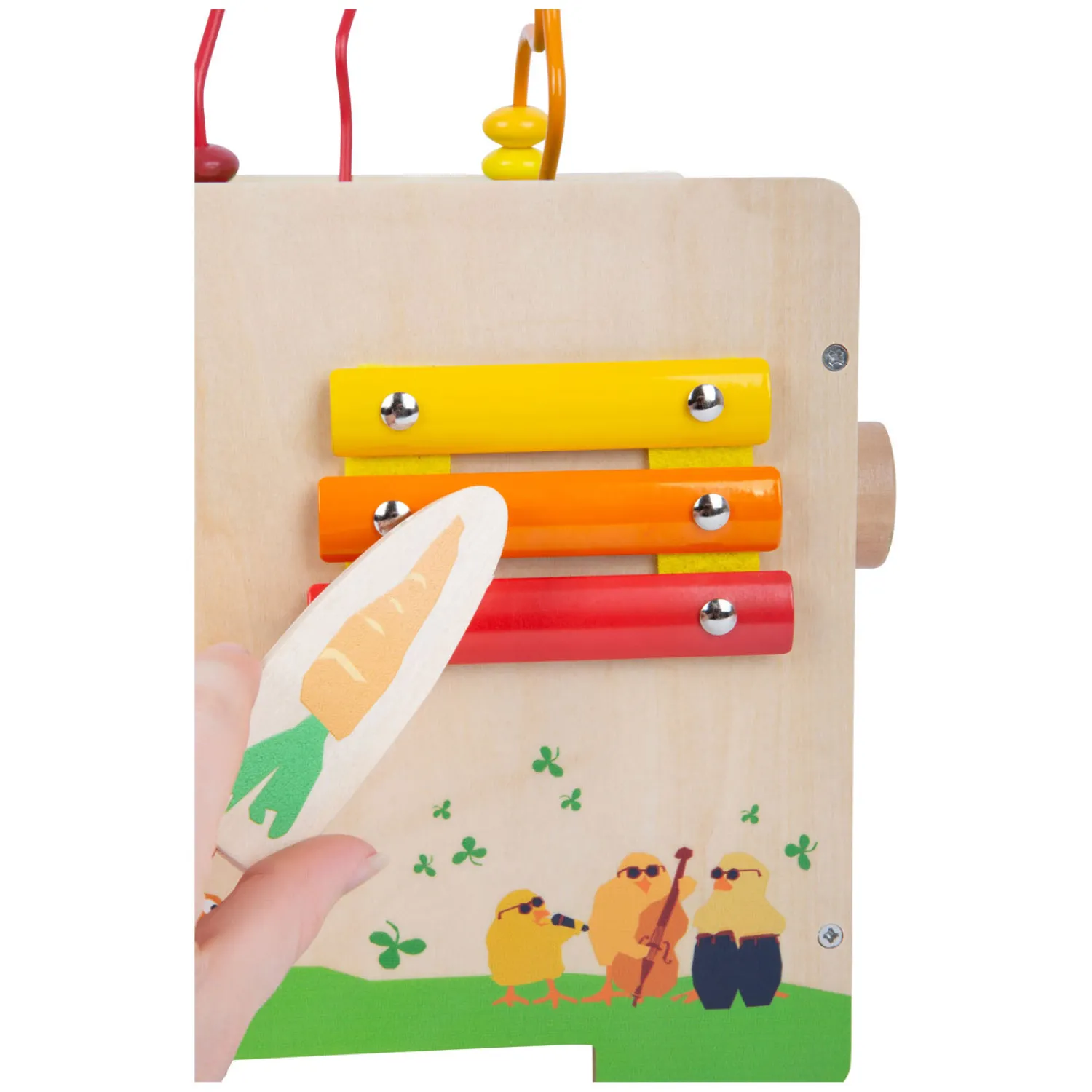 - Houten Activiteitenkubus en Motoriekspiraal Konijn>Small Foot