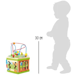 - Houten Activitetenkubus met Motoriekspiraal Safari-Small Foot Clearance