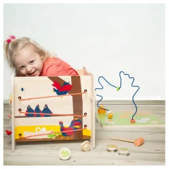 - Houten Activiteitenkubus met Motoriekspiraal Boerderij><noscript><img width=